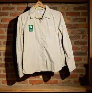 Craghoppers Sz 10 Tan Natural Habitat Adventures Hiking Shirt